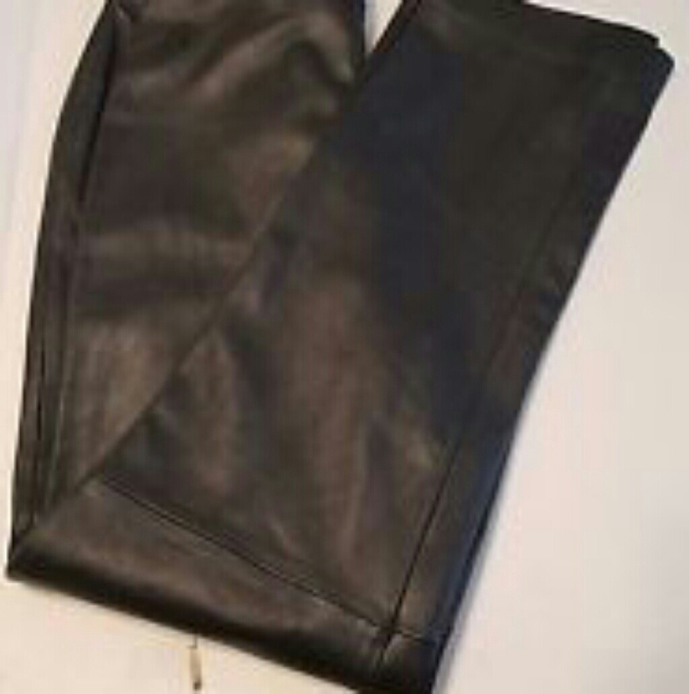 🌹 BLACK LEATHER LINED PANTS 🌹